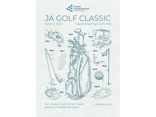 JA Golf Classic Flyer with date and location of event.