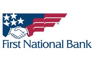 First National Bank sponsor logo
