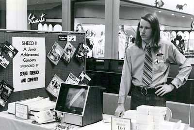 Vintage photo of JA Student at Sears Roebuck