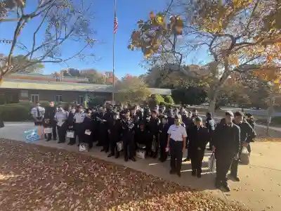 East Meck Cadet teaching lessons to class
