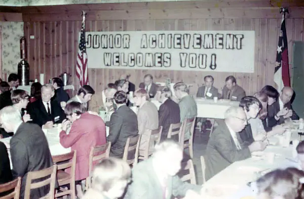 Throwback picture of a JA of Central Carolinas luncheon