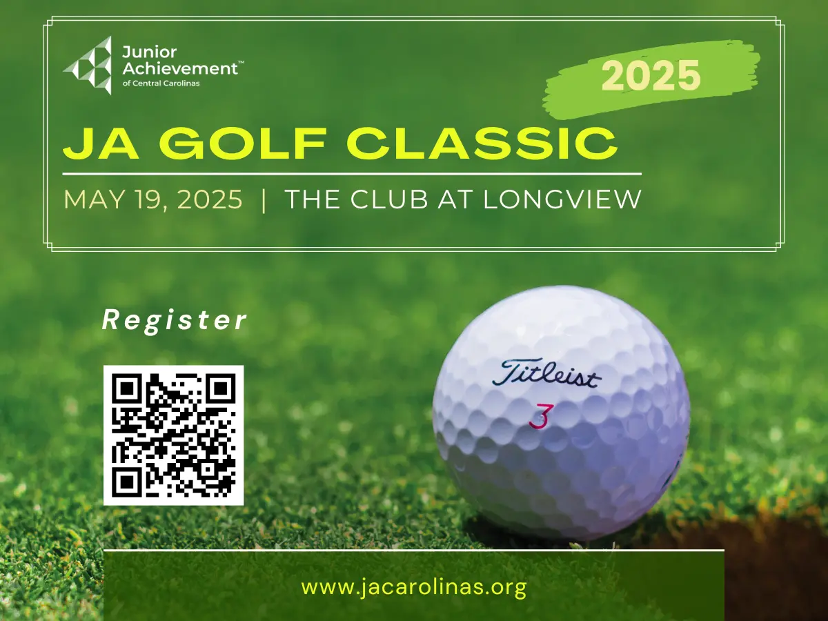 JA Golf Classic Flyer with date and location of event.